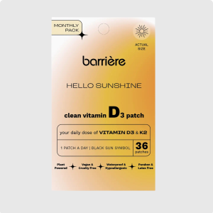 Hello Sunshine Clean Vitamin D3 Patch 36pk- Black Sun